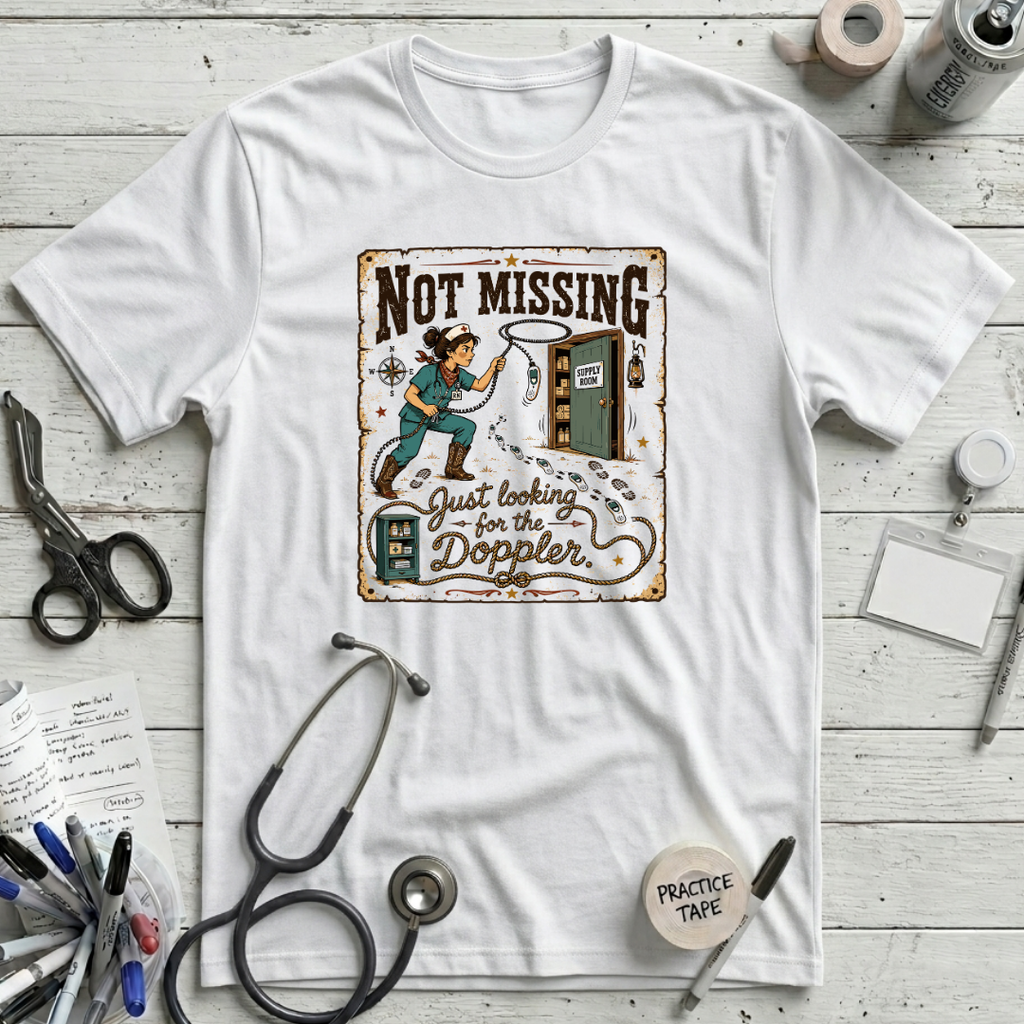 Not Missing T-Shirt - White