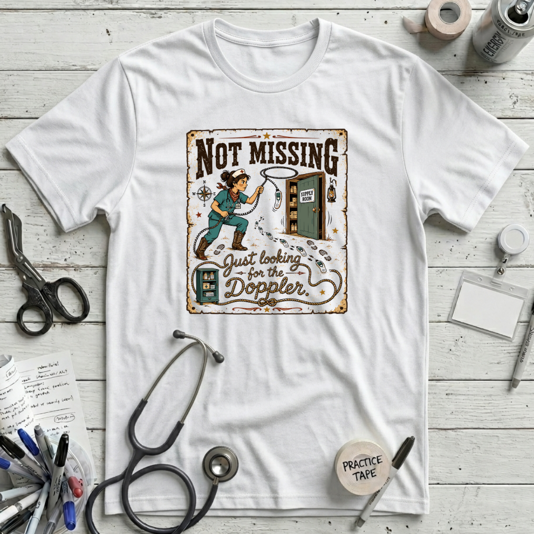 Not Missing T-Shirt - White