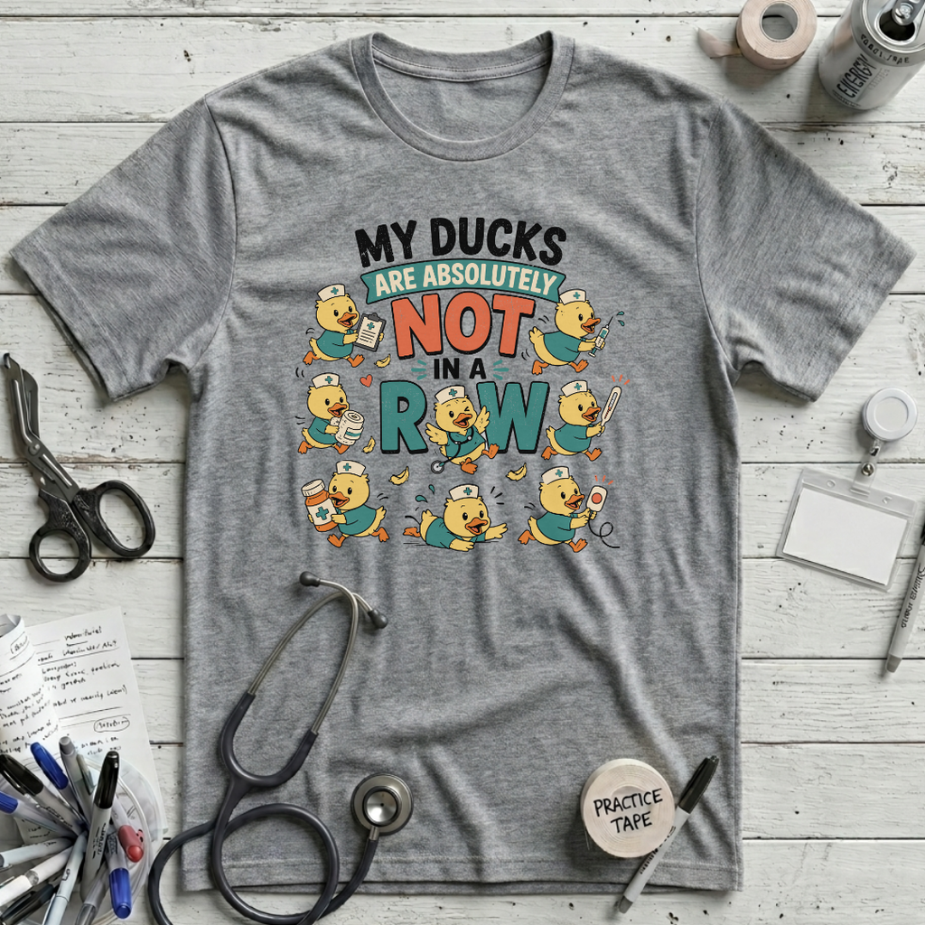 Not in a Row T-Shirt - Athletic Heather
