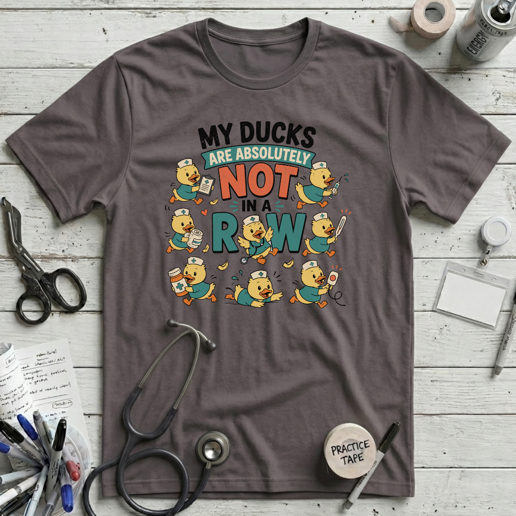 Not in a Row T-Shirt - Pebble Brown