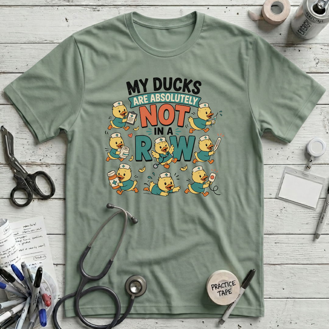 Not in a Row T-Shirt - Sage