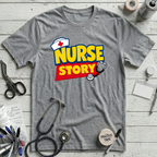 Nurse Story T-Shirt - Athletic Heather