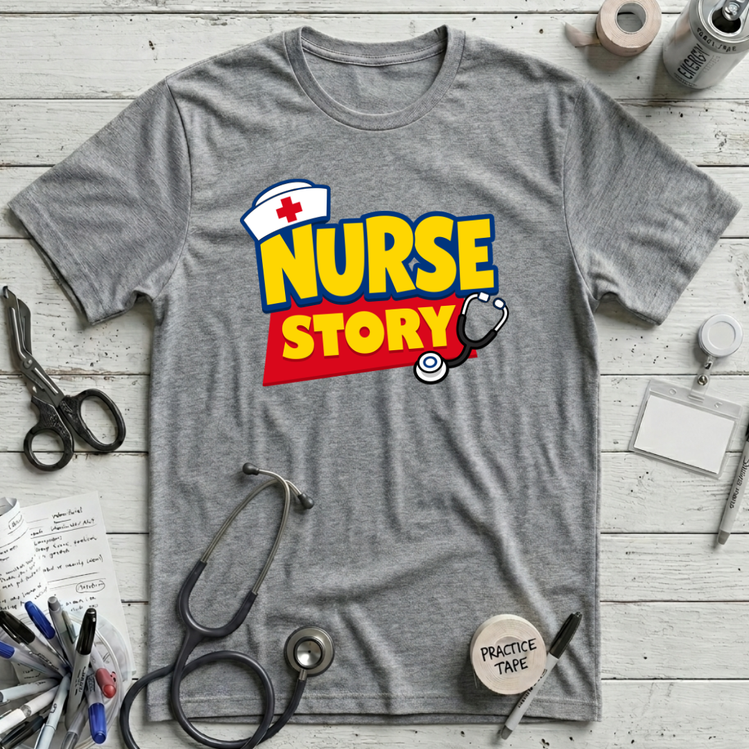 Nurse Story T-Shirt - Athletic Heather