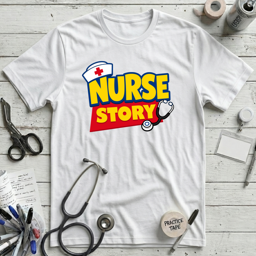 Nurse Story T-Shirt - White