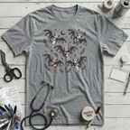 Nurse Bat T-Shirt - Athletic Heather