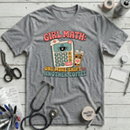 Nurse Girl Math T-Shirt - Athletic Heather