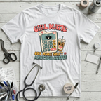 Nurse Girl Math T-Shirt - White