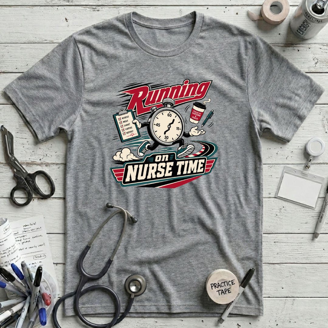 Nurse Time T-Shirt - Athletic Heather