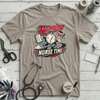 Nurse Time T-Shirt - Heather Dust