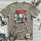 Nurse Time T-Shirt - Heather Stone