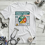 Operating Within Normal Limits T-Shirt - White