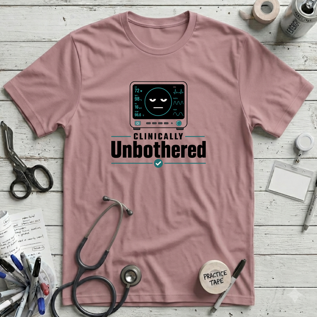 Clinically Unbothered T-Shirt - Orchid