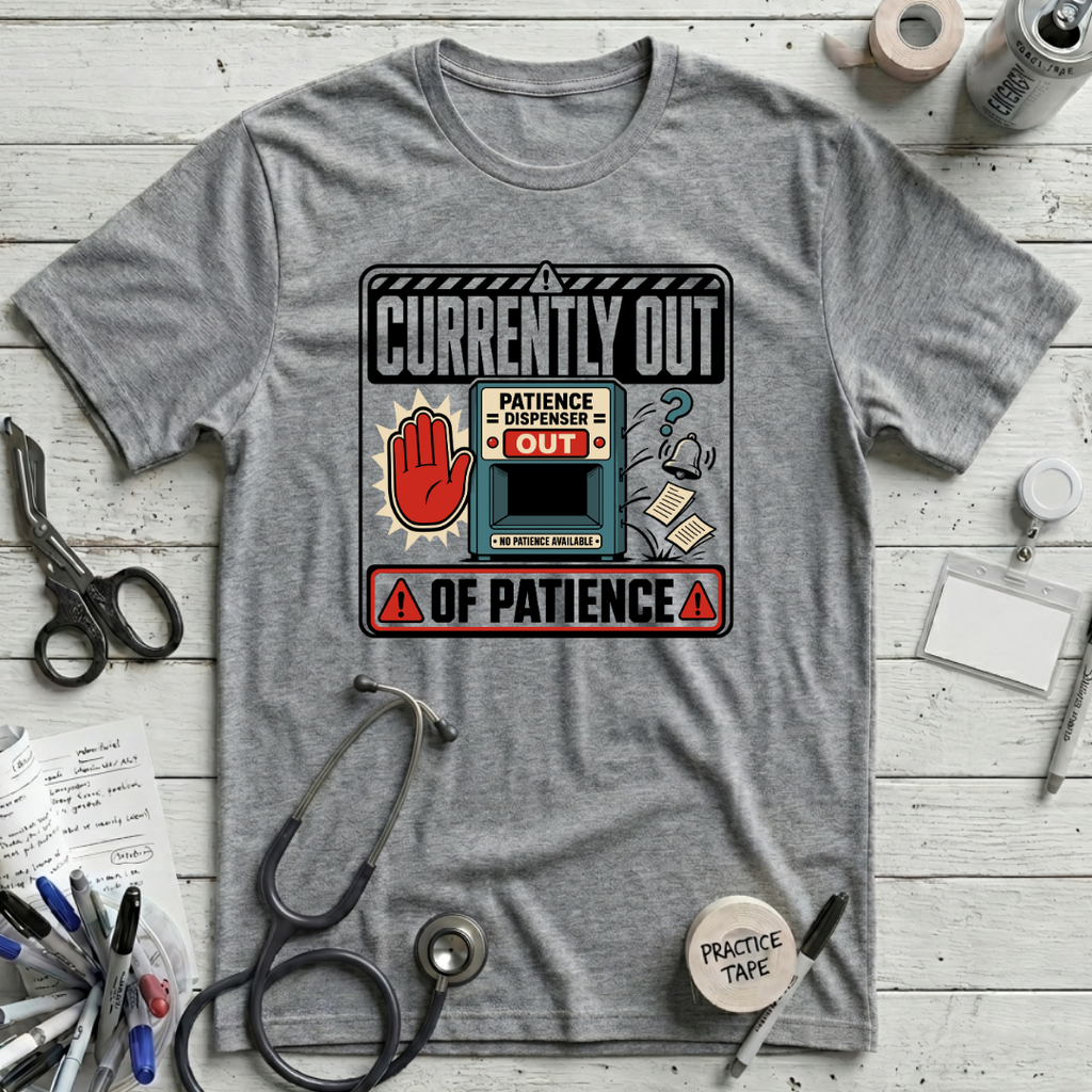 Out of Patience T-Shirt - Athletic Heather