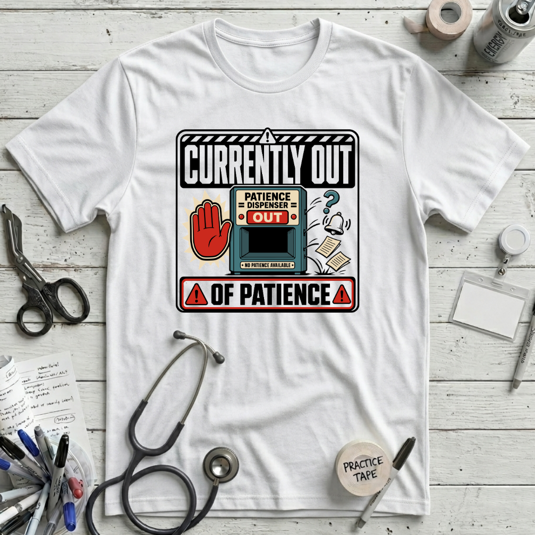 Out of Patience T-Shirt - White