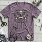Owl Nurse T-Shirt - Heather Purple