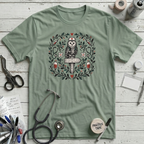 Owl Nurse T-Shirt - Sage