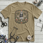 Owl Nurse T-Shirt - Tan