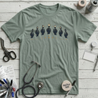 Oxygen Sats Phases T-Shirt - Dusty Blue