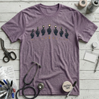 Oxygen Sats Phases T-Shirt - Heather Purple