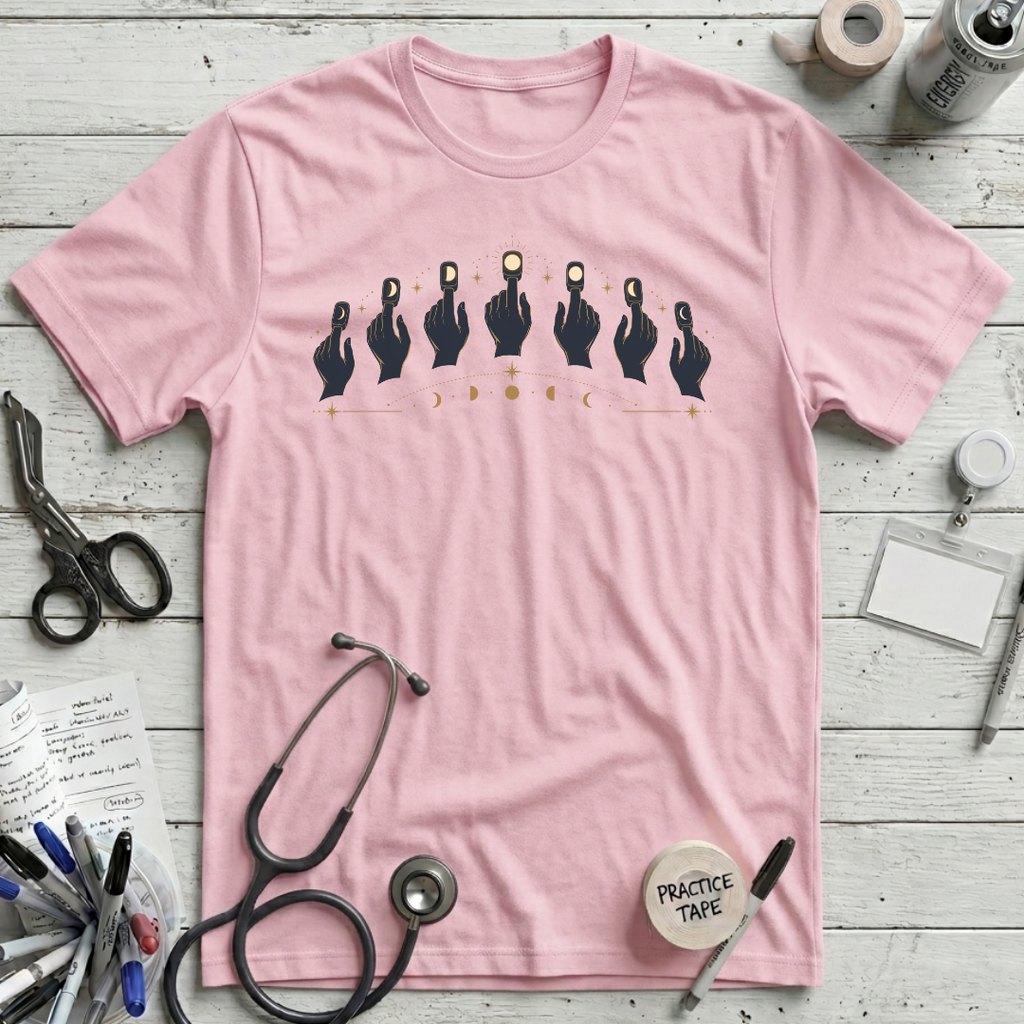 Oxygen Sats Phases T-Shirt - Pink