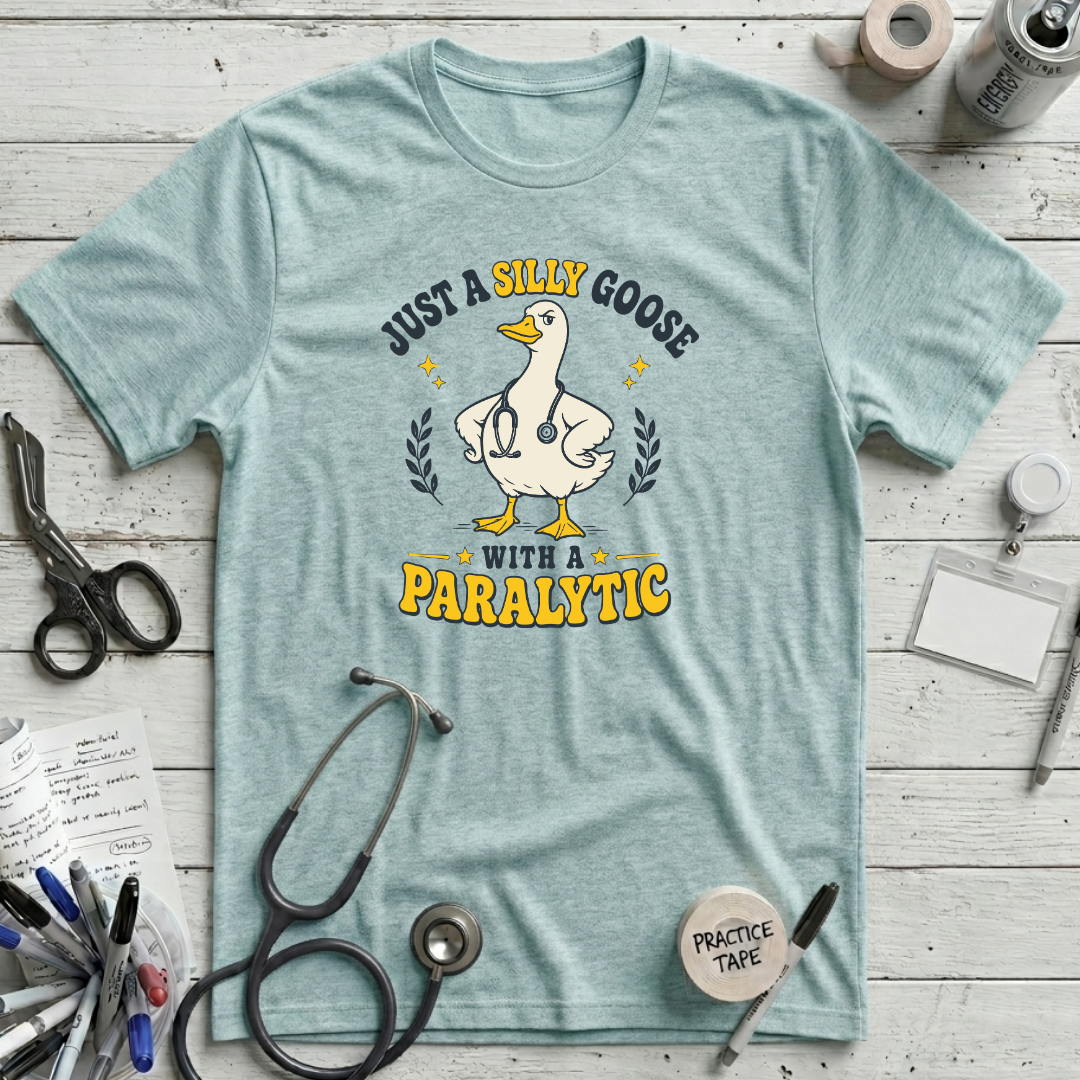 Paralytic T-Shirt - Heather Ice Blue