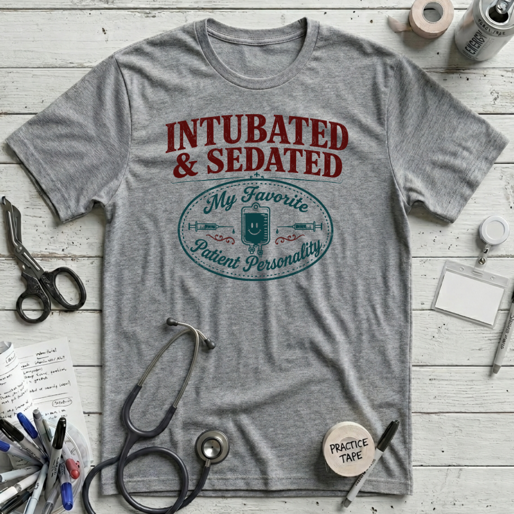 Patient Personality T-Shirt - Athletic Heather