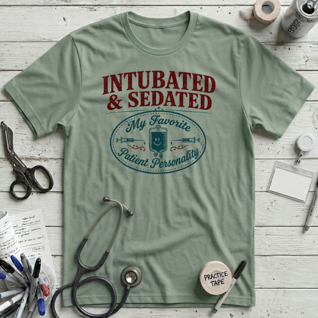 Patient Personality T-Shirt - Sage