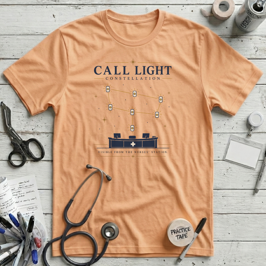 Call Light Constellation T-Shirt - Peach