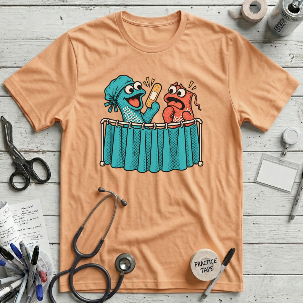 Hospital Sock Puppet Theater T-Shirt
