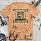 New Grad Manual T-Shirt - Peach