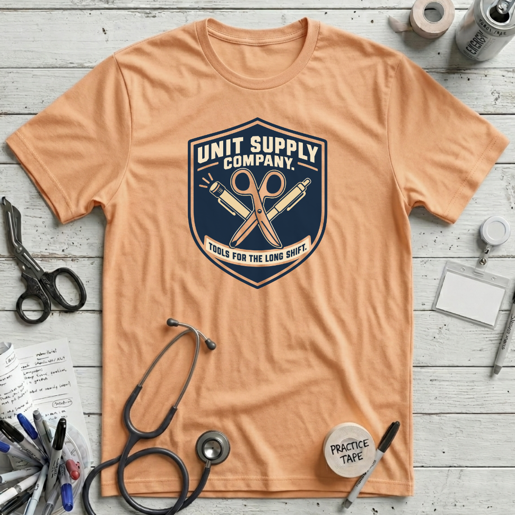 Unit Supply Company T-Shirt - Peach