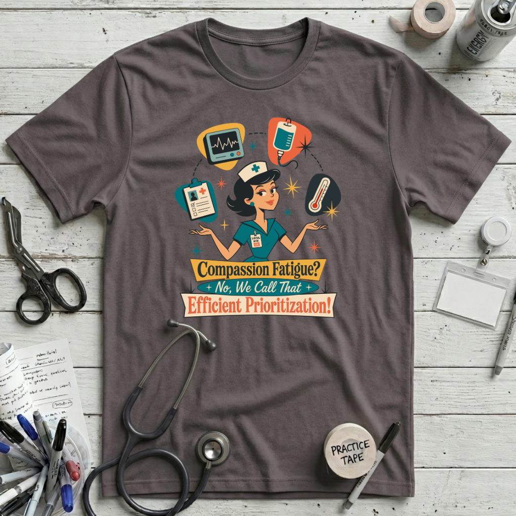 Compassion Fatigue T-Shirt - Pebble Brown