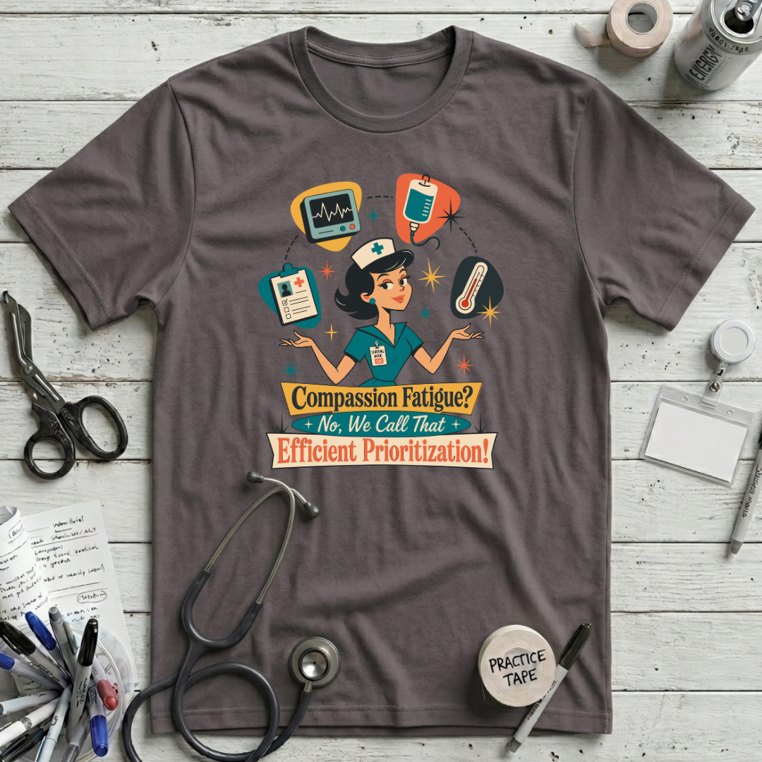 Compassion Fatigue T-Shirt - Pebble Brown