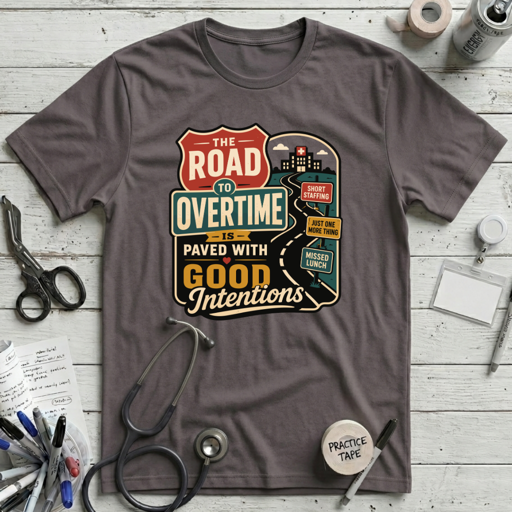 Good Intentions T-Shirt - Pebble Brown