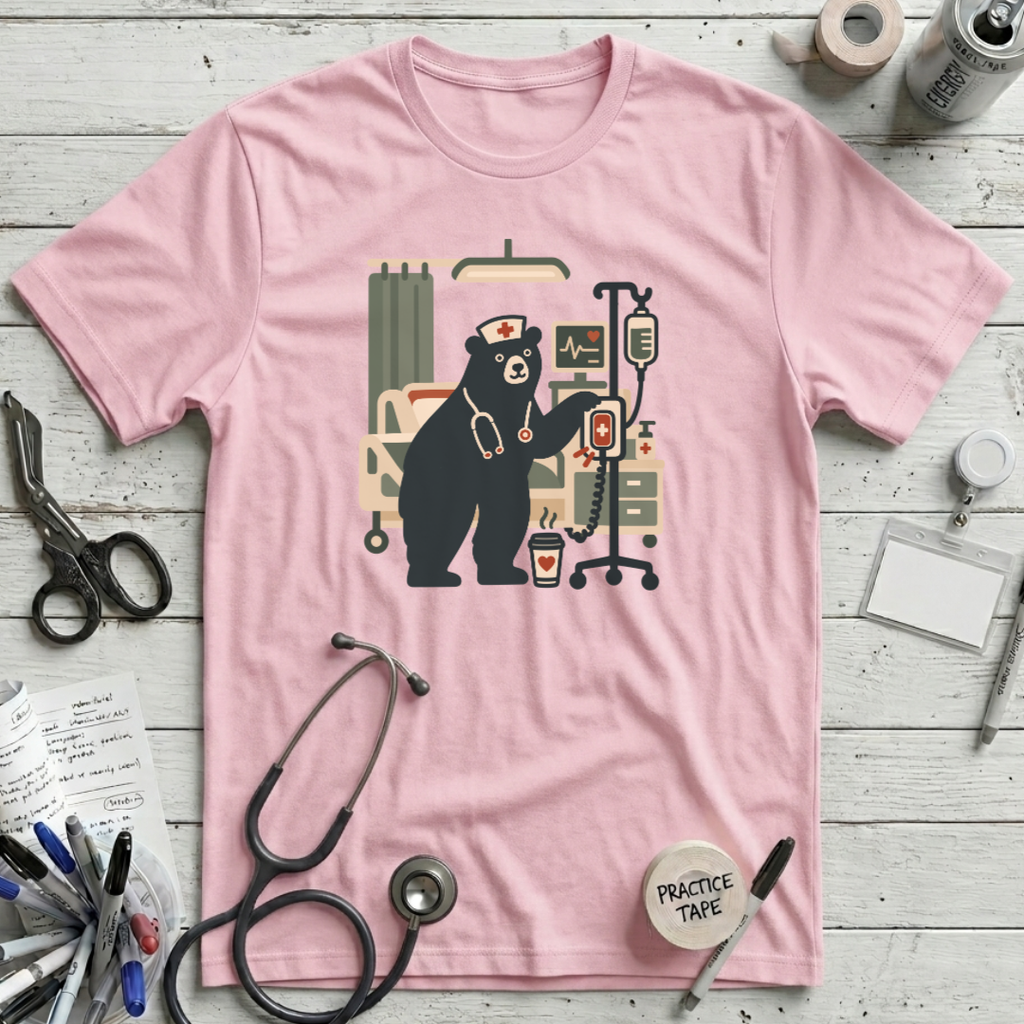 Cozy Bear Nurse T-Shirt