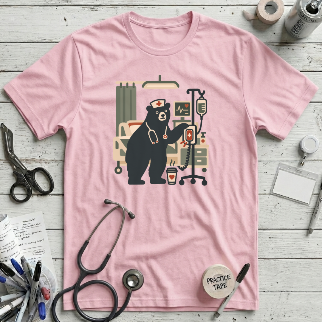 Cozy Bear Nurse T-Shirt