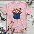 Santa in a Pocket T-Shirt