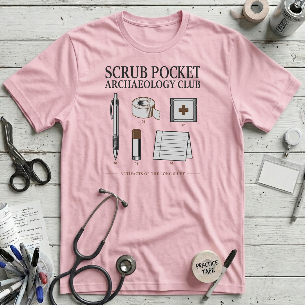 Archaeology Club T-Shirt - Pink