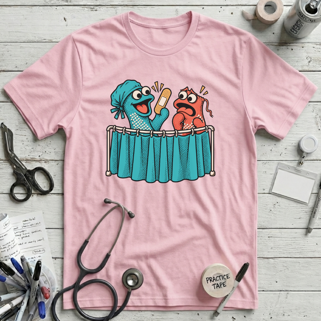 Hospital Sock Puppet Theater T-Shirt
