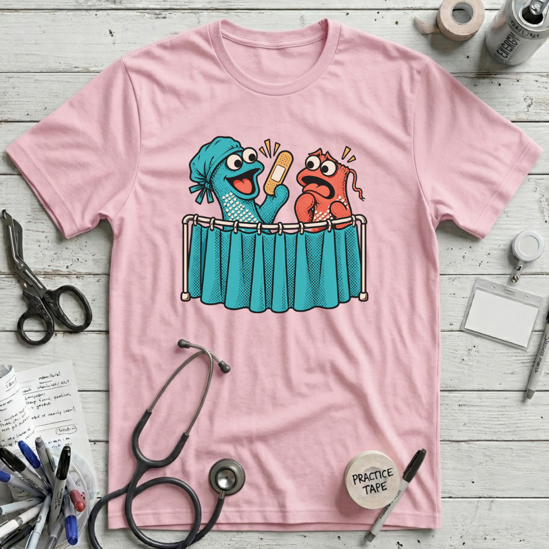 Hospital Sock Puppet Theater T-Shirt