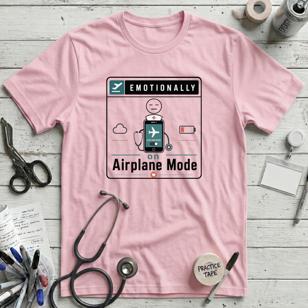 Airplane Mode T-Shirt - Pink
