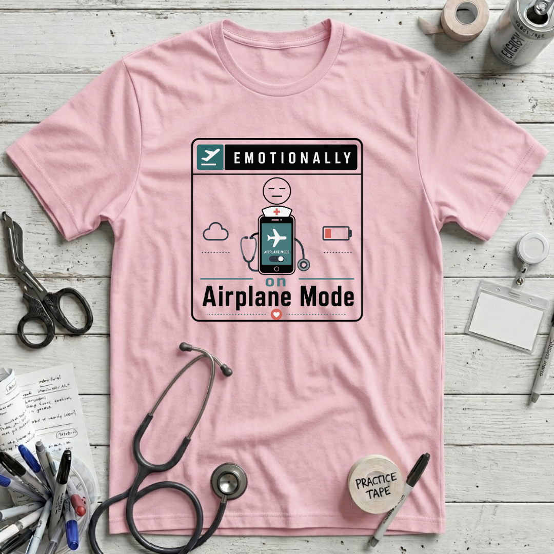 Airplane Mode T-Shirt - Pink