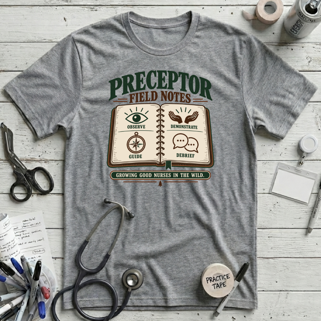 Preceptor Field Notes T-Shirt - Athletic Heather