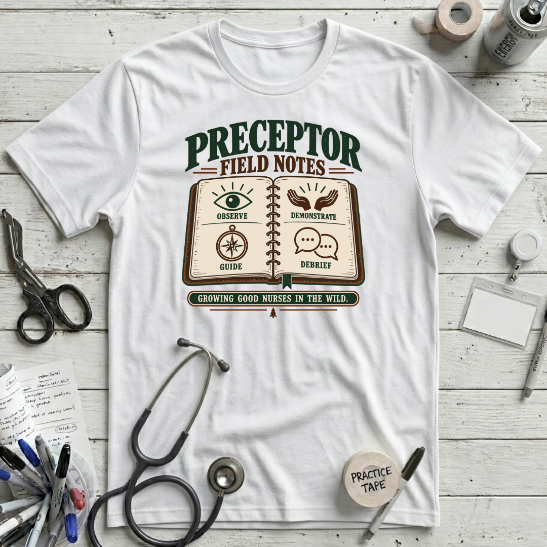 Preceptor Field Notes T-Shirt - White