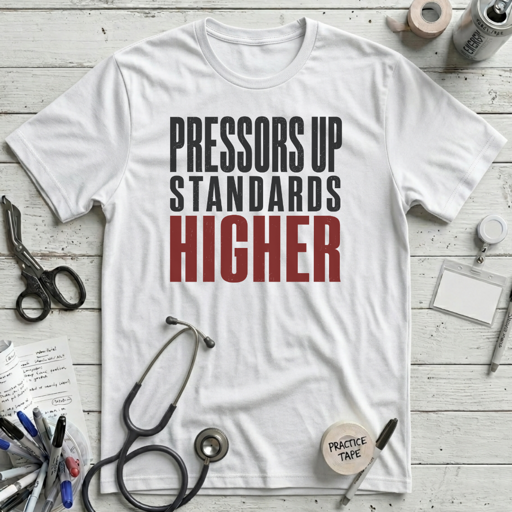 Pressors Up T-Shirt - White