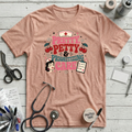 Prioritizing Care T-Shirt - Heather Prism Peach