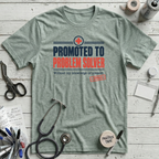 Problem Solver T-Shirt - Heather Prism Dusty Blue
