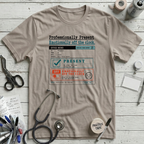 Professionally Present T-Shirt - Heather Dust