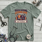 Psych Listening Room T-Shirt - Dusty Blue