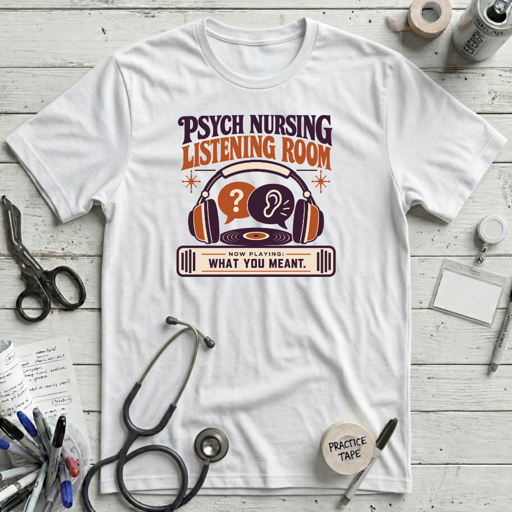 Psych Listening Room T-Shirt - White